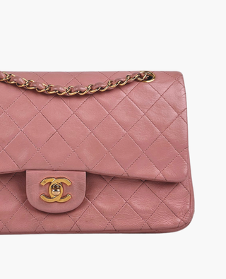 Chanel Timeless Vintage Medium Pink Lambskin GHW 24k