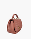 Chanel Reversed Chevron Round Flap Bag Antique Pink BGHW