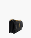 Saint Laurent Sunset Medium Croco Embossed Black GHW