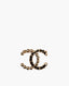 Chanel Lambskin Pearl CC Chain Brooch