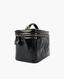 Chanel Vintage Cosmetic Pouch Large Black Patent