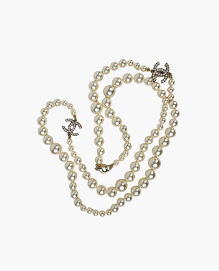 Chanel Pearl CC Necklace