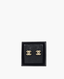 Chanel CC Curved Champagne Earrings