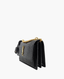 Saint Laurent Sunset Medium Croco Embossed Black GHW