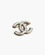 Chanel CC Pearl White GHW Brooch