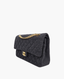 Chanel Timeless Medium Jersey Dark Grey GHW 24k