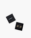 Chanel CC Gold Rhinestone Twist Earrings