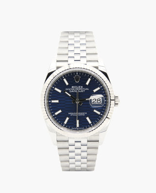 Rolex Datejust 126234 Blue Motif Jubilee 36mm