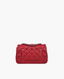Chanel Mini Rectangular Lambskin Dark Red SHW