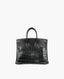 Hermès Birkin 25 Matte Crocodile Niloticus Black PHW