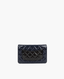 Chanel WOC Timeless Patent Two Tone Blue Black SHW