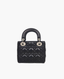Dior Lady Dior Mini Lambskin Black SHW