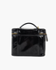 Chanel Vintage Cosmetic Pouch Large Black Patent
