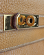 Hermès Vintage Kelly 32 Clemence Beige GHW