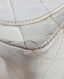 Chanel Mini Square Vintage Lambskin White GHW 24k
