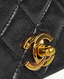 Chanel Vintage Full Flap Small Lambskin Black GHW 24k