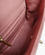 Chanel Reversed Chevron Round Flap Bag Antique Pink BGHW
