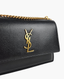 Saint Laurent Sunset Medium Black GHW