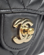 Chanel Timeless Medium Chevron Lambskin Black CHW