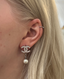 Chanel CC Pearl Drop Earrings SHW