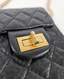 Chanel Reissue 2.55 Flap Pouch Black GHW