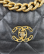 Chanel 19 Medium Lambskin Black GHW