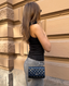 Chanel WOC Timeless Patent Two Tone Blue Black SHW