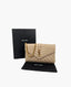 Saint Laurent Envelope Small in Matelassé Beige