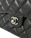 Chanel Easy Flap Bag Medium Lambskin Black RHW