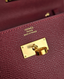 Hermes Kelly To Go Rouge H Epsom GHW