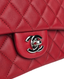 Chanel Mini Rectangular Lambskin Dark Red SHW