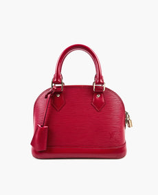 Louis Vuitton Fuchsia Epi Leather Alma BB Bag