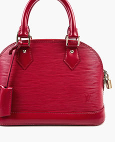 Louis Vuitton Fuchsia Epi Leather Alma BB Bag