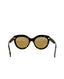 Balenciaga Brown Tortoise Gradient Logomania Cateye Sunglasses