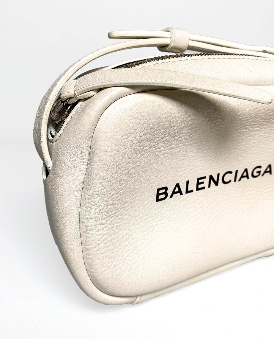 Balenciaga Everyday White Camera Bag Luxury Helsinki