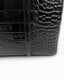 Balenciaga Crocodile-Embossed Leather Small Everyday Tote Black