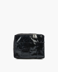 Bottega Veneta Black Cassette Sling Bag