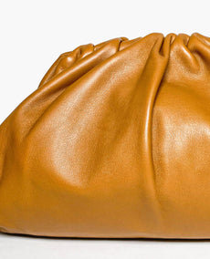 Bottega Veneta The Pouch Large Leather Clutch Bag