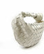 Bottega Veneta White Patent Mini Jodie