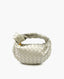 Bottega Veneta White Patent Mini Jodie