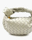 Bottega Veneta White Patent Mini Jodie