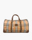 Burberry Vintage Duffle Bag Horseferry Check Canvas Large Brown