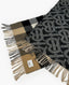 Burberry Brown Reversible Check Monogram Scarf