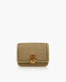 Burberry TB Quilted Belt Bag Beige