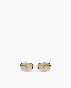 Burberry Nova Check Rimless Sunglasses