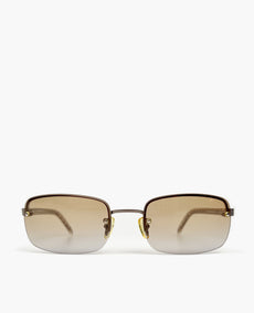 Burberry Nova Check Rimless Sunglasses