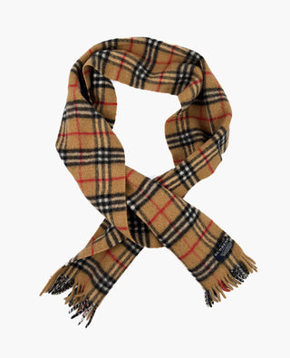 Burberry Vintage Style Lambswool Scarf