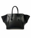 Celine Phantom Luggage Black Leather Tote