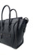 Celine Luggage Micro in Black Drummed Calfskin