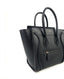 Celine Luggage Micro in Black Drummed Calfskin